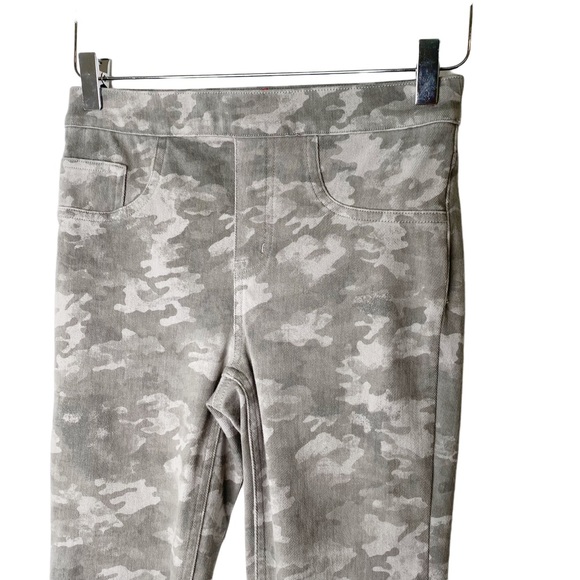 Spanx Grey Camo Ankle Skinny Jeggings Jeans Stretch Size Small - Picture 6 of 15